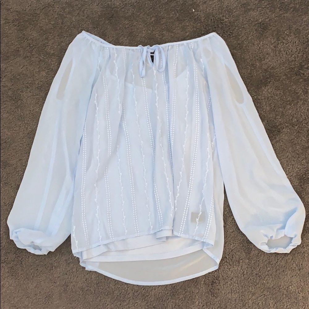Ab Studio Blouse With Cami Insert